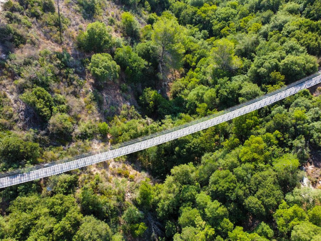 Khndzoresk Swinging Bridge in Armenia